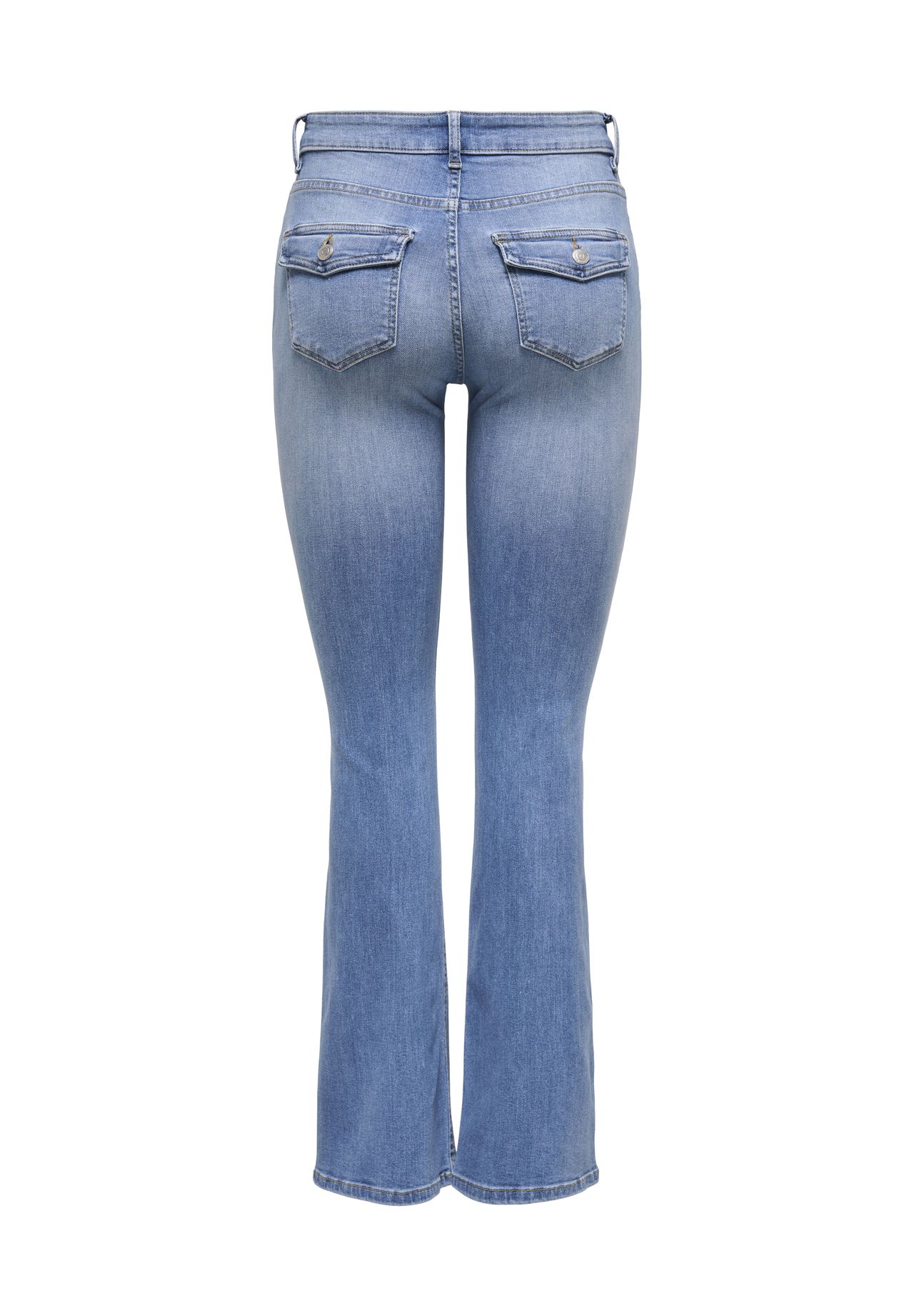 Only Flared Fit Jeans – Mittlere Taille, Knopfleiste - Bild 4