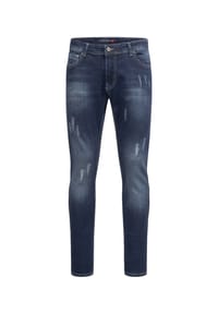 Rock Creek - Jeans Slim Fit Used Look - Dunkelblau