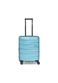 bergpfeil® Travel - Travel 4-Rollen Kabinentrolley S 55 cm mit Dehnfalte - arctic silver metallic