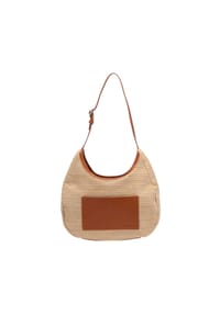 GERRY WEBER RAY OF SUN - Schultertasche, Kunststroh, Reißverschluss, für Damen - 750 BEIGE