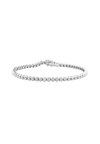 MONCARA - Damen Armband, 585er Weißgold, 58 Diamanten zus. ca. 0,75 Karat - Weißgold