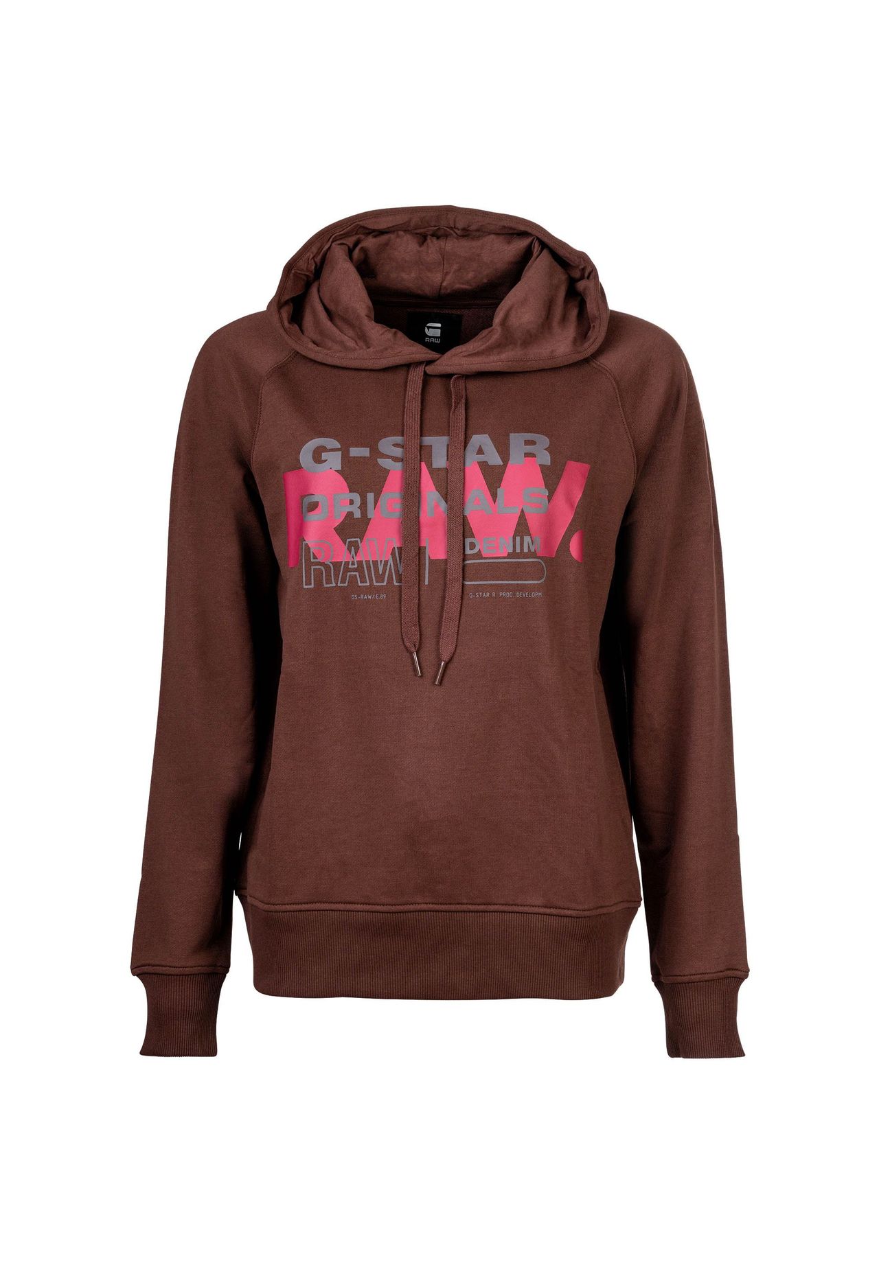 Felpa Donna G-STAR RAW Cornely Raw Dot Raglan – Morbida, Con Dettaglio Puntinato, Qualità Premium E Vestibilità Comoda