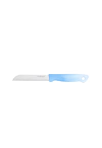 Cheffinger - Küchenmesser 18 cm mit ergonomischem Griff - Hellblau - Hellblau 1 Stück