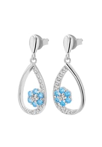 Adelia's - Damen Ohrstecker aus 925 Silber mit Zirkonia - silber