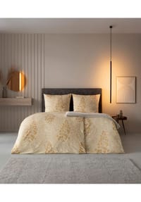 Estella Interlock Mako Jersey Bettwäsche Florentin in Natur 155x220 80x, 139,95