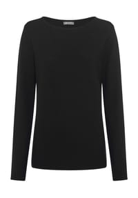 GALERIA essentials - Pullover "Pam", U-Boot-Ausschnitt, für Damen - BLACK