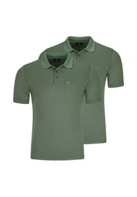 RAGMAN - Poloshirt 2er Pack Basic - Anthrazit
