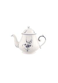 Villeroy & Boch Teekanne Vieux Luxembourg 1,1 Liter weiß-blau - VIEUX - weiß-blau