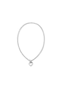 TOMMY HILFIGER TOGGLE HEART - Damen Kette mit Anhänger, Edelstahl - EDELSTAHL
