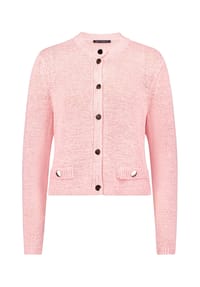 BETTY BARCLAY - Strick-Cardigan mit aufgesetzten Taschen - Foam Green