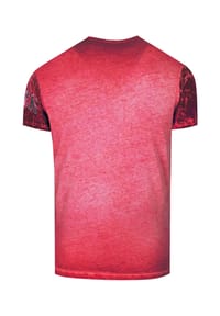 RUSTY NEAL® - T-Shirt mit großflächigem Front-Print - Anthrazit