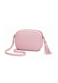 collezione alessandro® - Umhängetasche Meran praktisch-modische Leder Tasche - gelb