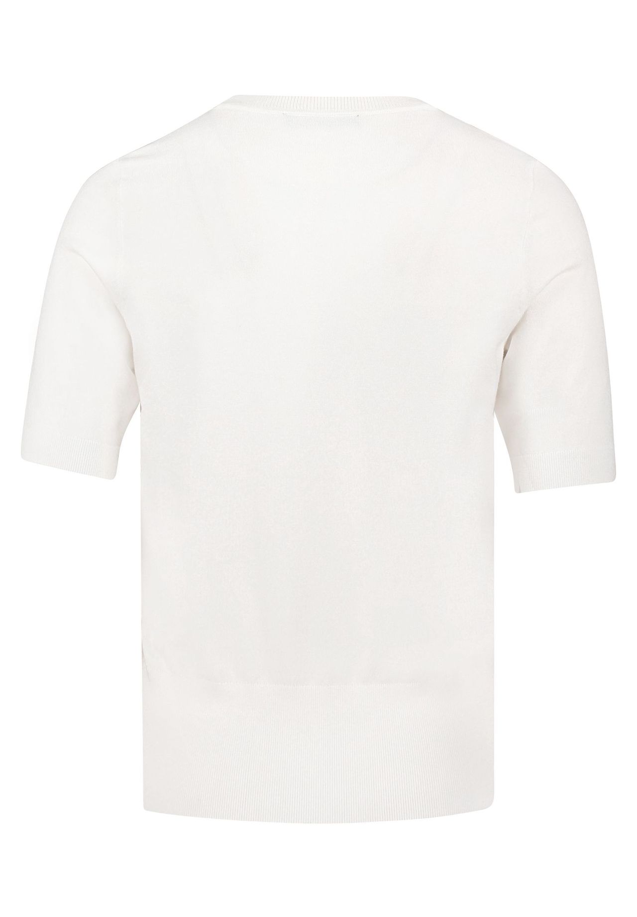Betty Barclay Basic-Pullover Kurzarm, Weiß, 46