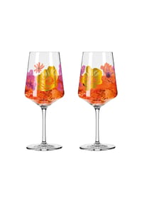 RITZENHOFF Cocktailglas-Set, 2-teilig - SOMMERRAUSCH DELUXE - GOLD, ORANGE, LILA