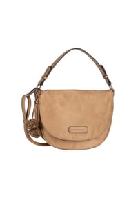 TOM TAILOR IDRA - Schultertasche, Anhänger, Kunstleder, für Damen - CAMEL