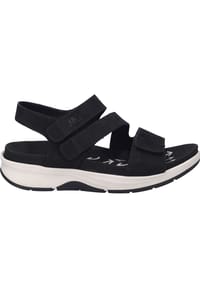 Seibel - I Go Dynamic Sandalette "Estelle 03", Leder, Klettverschluss, für Damen - 100 SCHWARZ
