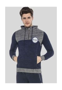 CIPO & BAXX® - Sweatshirts mit Zipper und Konstrast-Look - BURGUNDY-GREY