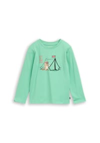 TOM TAILOR - Langarmshirt, Baumwolle, für Kinder - 40572 LEAFY GREEN