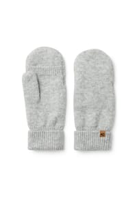 camel active - Strickhandschuhe mit Fleece-Futter - Grau