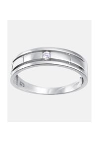 Diamant L'eternel - Ring, mit Zirkonia, 375 Weißgold - white gold