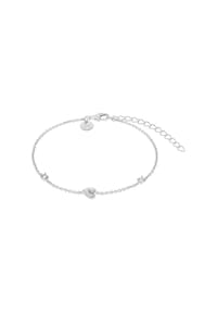 TOM TAILOR - Armband für Damen, Silber 925, Zirkonia | Herz - silber