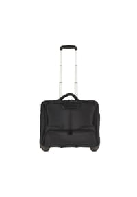 DERMATA - 2 Rollen Businesstrolley 41 cm Laptopfach - blau