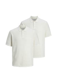 JACK & JONES - Poloshirt 2er Pack George - Beige / creme