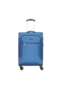 d & n® - Travel Line 6404 Travel Line 6404 4-Rollen Trolley 68 cm - blau