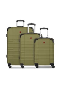 WENGER® Amplar Evo - Amplar Evo 4 Rollen Kofferset 3-teilig mit Dehnfalte - navy blue