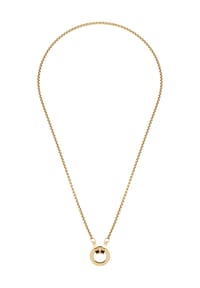 LEONARDO - Clip&Mix Damen Kette mit Anhänger "Lolita 018412", Edelstahl - gold