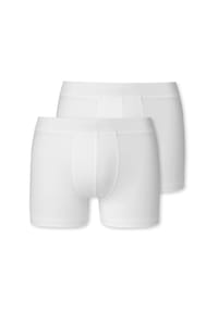 SCHIESSER - Jungen Boxershorts, 2er Pack - Unterhose, Pants, Cotton Stretch, 140-176 - 804 NACHTBLAU