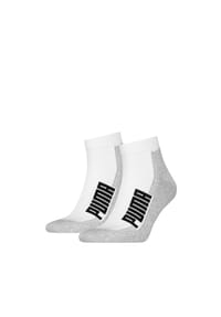 PUMA® - Sportsocken Quarter Jump, 2er-Pack - 001 BLACK/WHITE