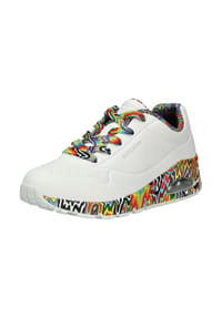 SKECHERS® - Synthetik Sneaker - Weiß