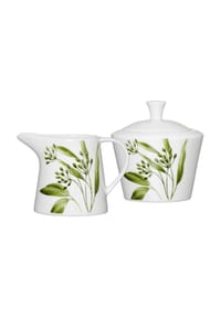 Ritzenhoff & Breker Milch- & Zucker-Set Evora 2er Set weiß-grün - EVORA - weiß-grün