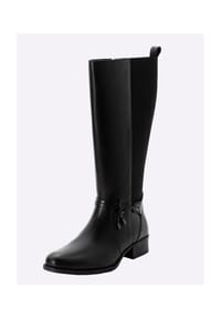 sheego - Weitschaftstiefel - braun