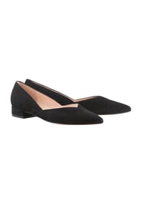 hōgl - Boulevard 20 Ballerinas, Leder, Blockabsatz, für Damen - SCHWARZ
