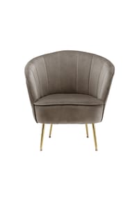Kayoom - Sessel Loulan 125 Taupe modern - taupe