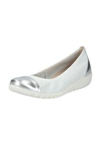 Caprice - Leder Ballerinas - Beige/Schwarz