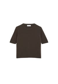 comma, - Strickpullover, Kurzarm, für Damen - 93W2 GREY/BLACK