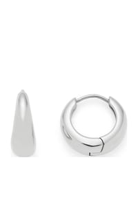 LEONARDO - Damen Creolen Clotilde, Edelstahl - SILBER