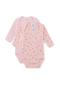 Sanetta - Body, 2er Pack, Bio- Baumwolle, für Babys und Kleinkinder - 3655 HELLROSE