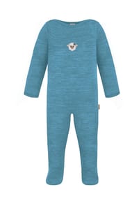 normani® - Baby Merino Strampler Levin - Anthrazit