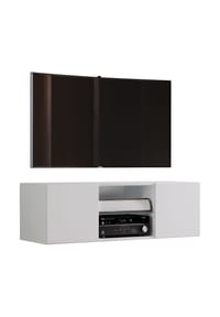 VCM. - TV Möbel | Wandboard | Lowboard hängend | Maße H. 40 x B. 115 x T. 36 cm | Wandschrank - Jusa - Honig-Eiche
