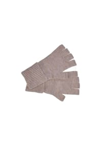 SEEBERGER - Strick Handschuh ohne Finger 19866-0 - amethyst