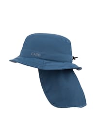 CAPO - Fischerhut, Nackenschutz abnehmbar, Reflexbügler, Futter, UV 50 - black