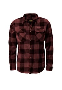 HERO BY JOHN MEDOOX® - HENDRIX Herren Fleecehemd - black/grey check