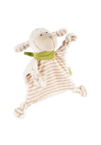 sigikid® - Schnuffeltuch Natural Stripes Green ,  für Babys und Kleinkinder - beige