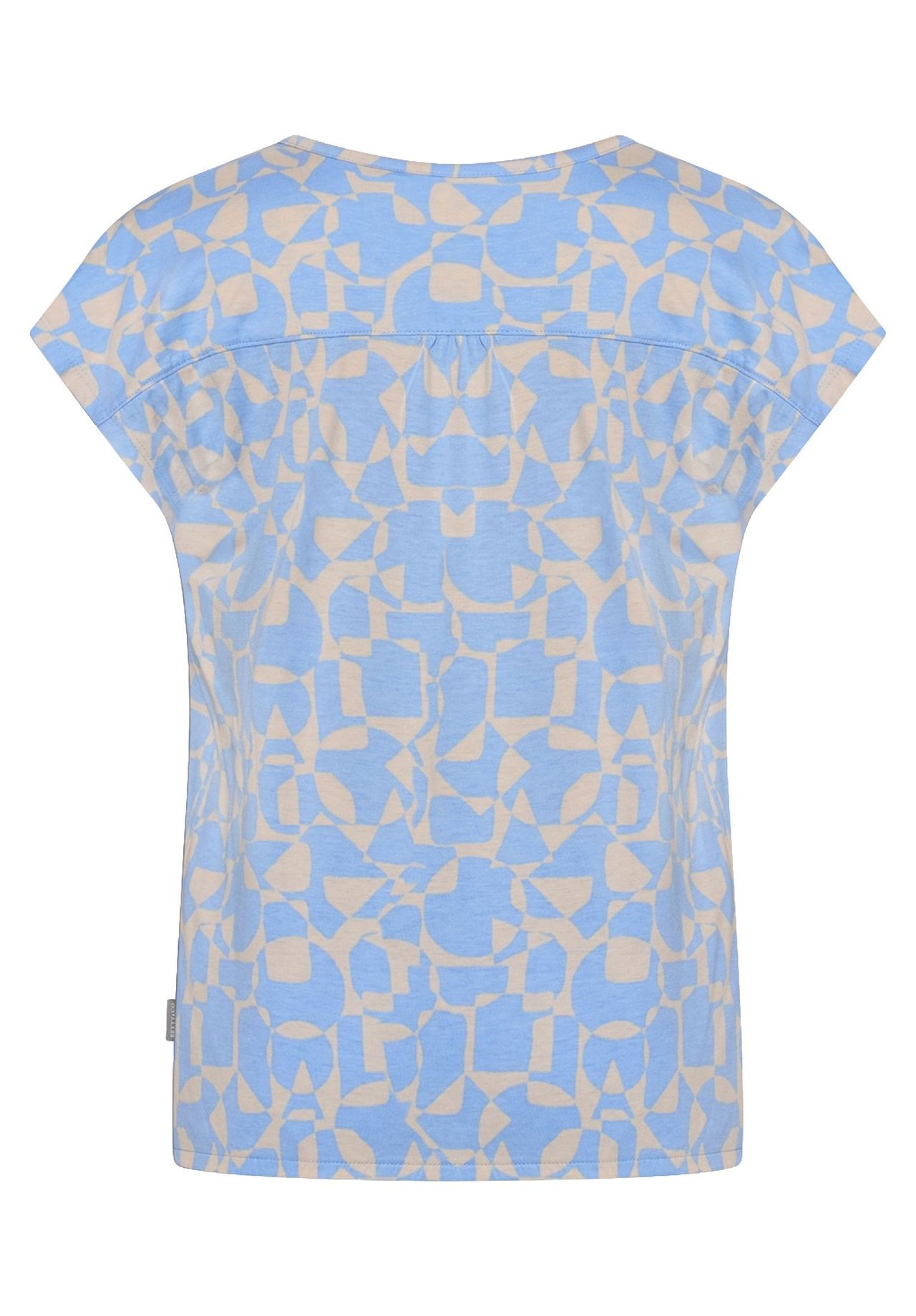 Betty & CO Blusenshirt Mit Gummizug, Blau, S