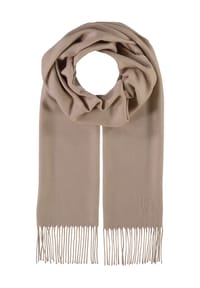adagio - Schal, Fransen, uni, für Damen - BEIGE 170