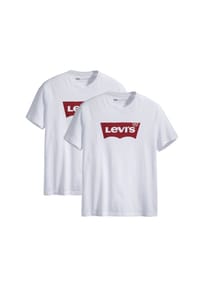 Levi's® - Herren T-Shirt 2er Pack - "Graphic Set-In Neck", Rundhals, Baumwolle - Blau